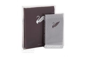 Простыня сатин на резинке 160х200х23 однотонный "COLORS OF LIFE" "Каролина"