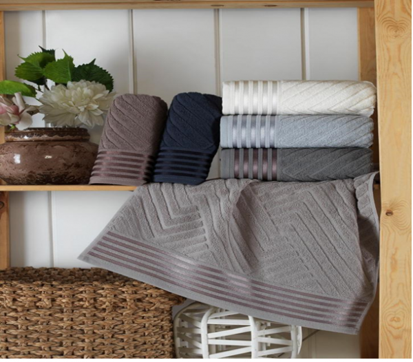 Полотенце махровое SILVER 70х140, кремовый, пл-ть 500 гр., Турция