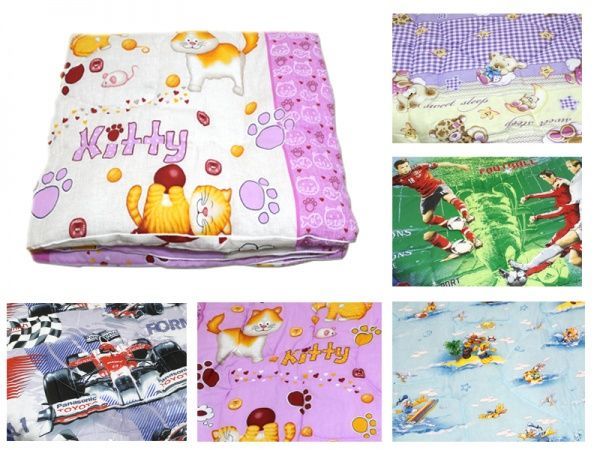 Д.Одеяло "Файбер" 110х140 бязь дет.рисунок