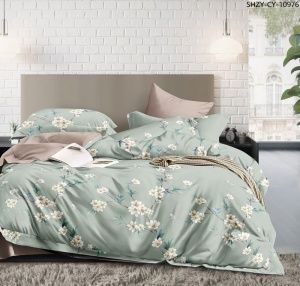 Постельное белье Поплин набивной рис №6699 1,5 сп. (под150х215,пр 150х220,нав.50х70-2 шт),