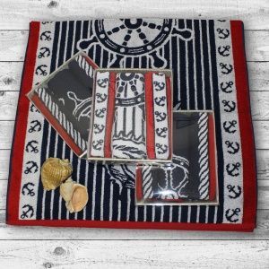 Комплект подарочный "Якорь малый" (п-це 50*90)