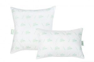 Подушка "Бамбук", 68х68, чехол перкаль с кантом, ГолдТекс