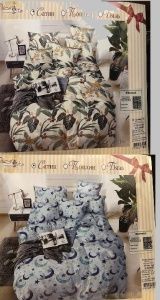 Постельное белье Микро -Sateen Евро,ПВХ-сумка, "Атра"