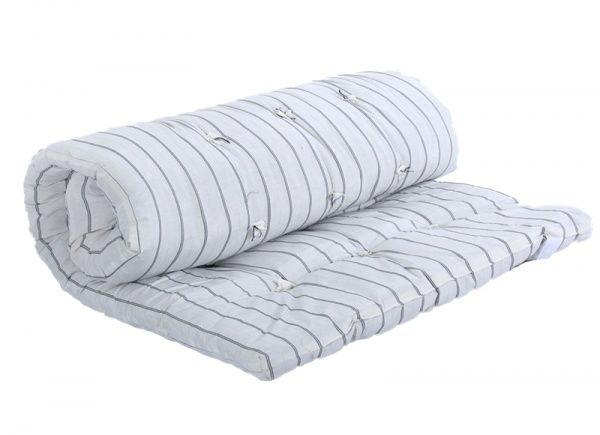 Матрас ватный, 90х195, чехол матрацный тик, вата х/б-белая, ГОСТ РФ