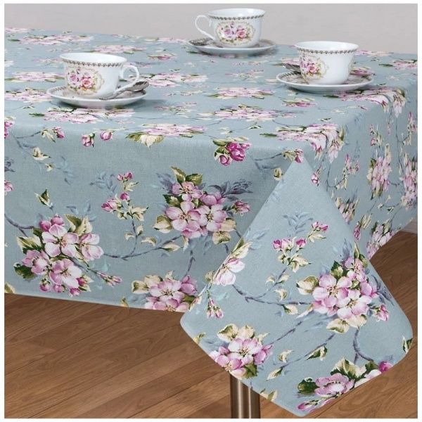 Скатерть "Живопись" круглая, D150, рогожка,состав 100% хлопок,пл. 170 гр/м2 ,Тейково