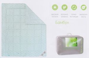 Одеяло "Бамбук" DELICATE TOUCH, 172х205, чехол  mikrofine "GoldTex"