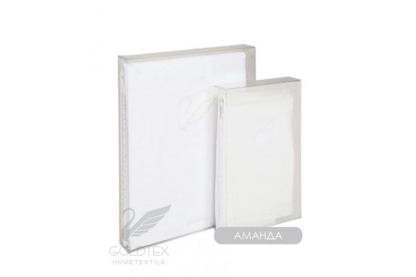 Простыня сатин на резинке 140х200х23 однотонный "COLORS OF LIFE" "Аманда"