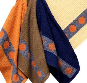 Полотенце махровое 50х90, Шары, Китай, арт.13А-1B1 