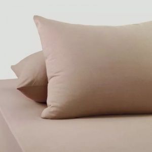 Комплект наволочек 2 шт.,трикотаж. на молнии, 50*70,латте ,РТИ "Текстильный городок" 