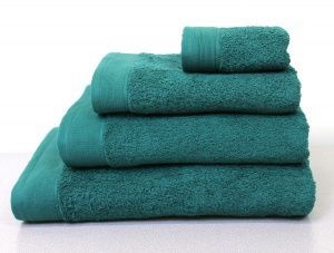 Полотенце махровое 70х140 изумруд, "GUTEN MORGEN"