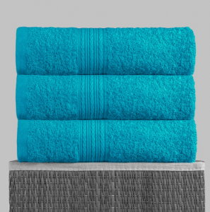 Полотенце махровое 70х140, цв. морская волна, 430 гр.Туркмения Б
