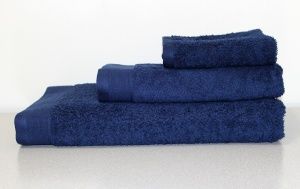 Полотенце махровое 30х50 синий, "GUTEN MORGEN" 