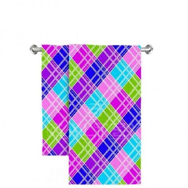 Полотенце вафельное 45х60 Клетка( пл.170 г/м2),100% хлопок