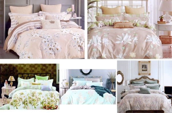 Постельное белье твил набивной 1,5 сп. ( под 150х200,пр.180х230 нав 50х70-1 шт 70х70- 1 шт) "ТАНГО"