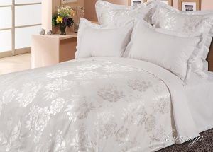 Постельное белье сатин жаккард однотонный 2,0 сп., Аманда "ГолдТекс"